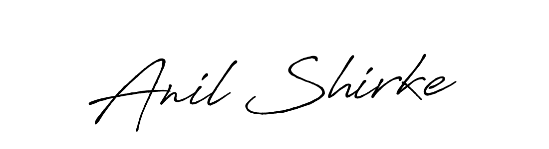 Make a beautiful signature design for name Anil Shirke. Use this online signature maker to create a handwritten signature for free. Anil Shirke signature style 7 images and pictures png