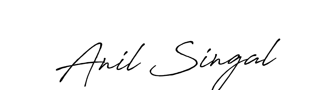 The best way (Antro_Vectra_Bolder) to make a short signature is to pick only two or three words in your name. The name Anil Singal include a total of six letters. For converting this name. Anil Singal signature style 7 images and pictures png