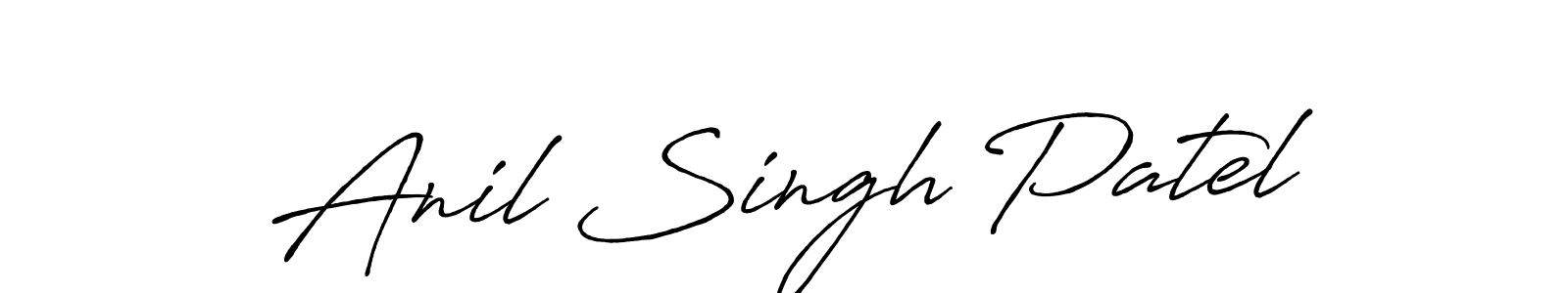 Make a beautiful signature design for name Anil Singh Patel. Use this online signature maker to create a handwritten signature for free. Anil Singh Patel signature style 7 images and pictures png