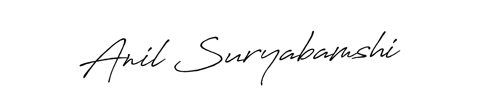 Make a short Anil Suryabamshi signature style. Manage your documents anywhere anytime using Antro_Vectra_Bolder. Create and add eSignatures, submit forms, share and send files easily. Anil Suryabamshi signature style 7 images and pictures png