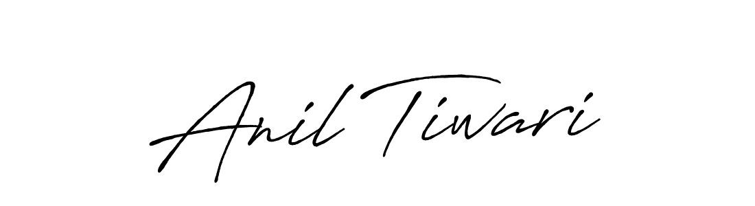 How to make Anil Tiwari signature? Antro_Vectra_Bolder is a professional autograph style. Create handwritten signature for Anil Tiwari name. Anil Tiwari signature style 7 images and pictures png