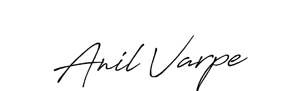 Make a short Anil Varpe signature style. Manage your documents anywhere anytime using Antro_Vectra_Bolder. Create and add eSignatures, submit forms, share and send files easily. Anil Varpe signature style 7 images and pictures png