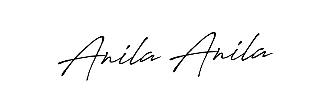 Make a beautiful signature design for name Anila Anila. Use this online signature maker to create a handwritten signature for free. Anila Anila signature style 7 images and pictures png