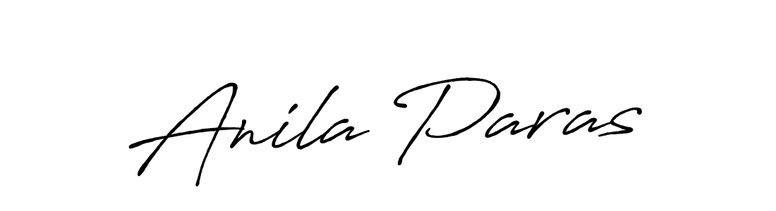 Anila Paras stylish signature style. Best Handwritten Sign (Antro_Vectra_Bolder) for my name. Handwritten Signature Collection Ideas for my name Anila Paras. Anila Paras signature style 7 images and pictures png