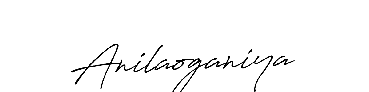 Design your own signature with our free online signature maker. With this signature software, you can create a handwritten (Antro_Vectra_Bolder) signature for name Anilaoganiya. Anilaoganiya signature style 7 images and pictures png