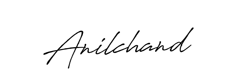 You can use this online signature creator to create a handwritten signature for the name Anilchand. This is the best online autograph maker. Anilchand signature style 7 images and pictures png