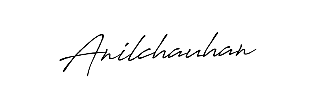 Create a beautiful signature design for name Anilchauhan. With this signature (Antro_Vectra_Bolder) fonts, you can make a handwritten signature for free. Anilchauhan signature style 7 images and pictures png