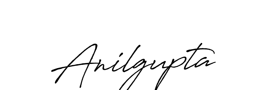 Use a signature maker to create a handwritten signature online. With this signature software, you can design (Antro_Vectra_Bolder) your own signature for name Anilgupta. Anilgupta signature style 7 images and pictures png