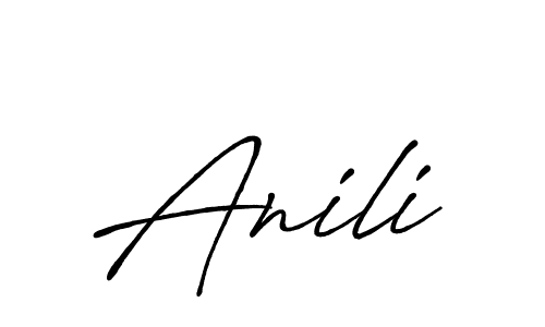 Similarly Antro_Vectra_Bolder is the best handwritten signature design. Signature creator online .You can use it as an online autograph creator for name Anili. Anili signature style 7 images and pictures png