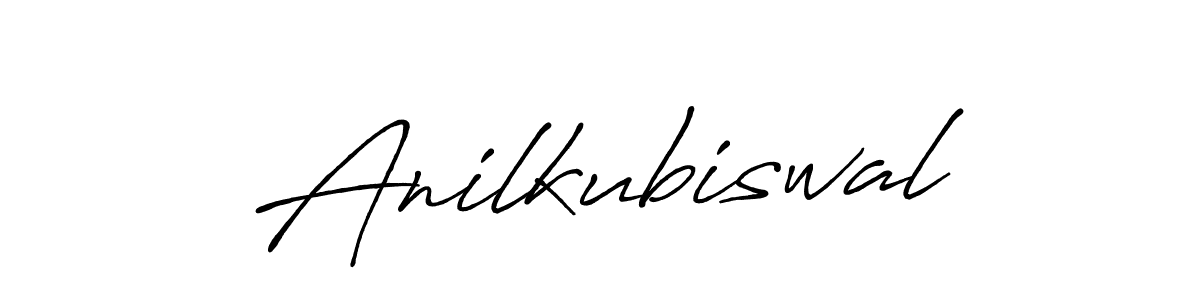 How to make Anilkubiswal name signature. Use Antro_Vectra_Bolder style for creating short signs online. This is the latest handwritten sign. Anilkubiswal signature style 7 images and pictures png