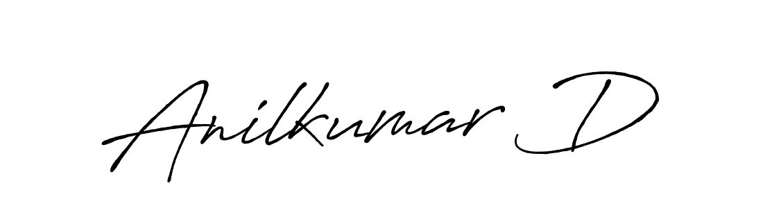 Also we have Anilkumar D name is the best signature style. Create professional handwritten signature collection using Antro_Vectra_Bolder autograph style. Anilkumar D signature style 7 images and pictures png