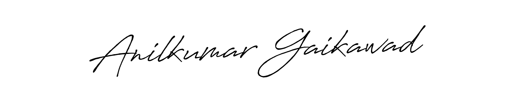 Design your own signature with our free online signature maker. With this signature software, you can create a handwritten (Antro_Vectra_Bolder) signature for name Anilkumar Gaikawad. Anilkumar Gaikawad signature style 7 images and pictures png