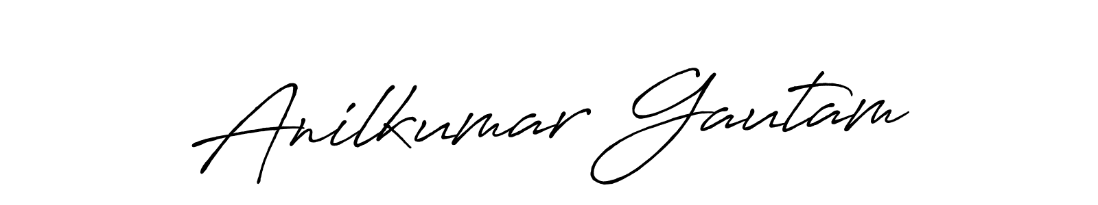 It looks lik you need a new signature style for name Anilkumar Gautam. Design unique handwritten (Antro_Vectra_Bolder) signature with our free signature maker in just a few clicks. Anilkumar Gautam signature style 7 images and pictures png