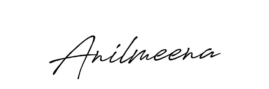 Make a beautiful signature design for name Anilmeena. With this signature (Antro_Vectra_Bolder) style, you can create a handwritten signature for free. Anilmeena signature style 7 images and pictures png