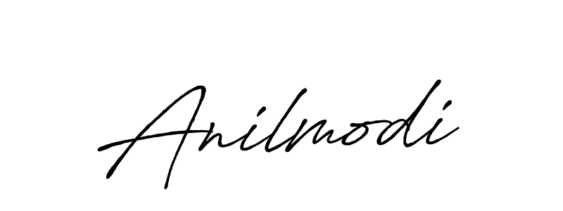 Use a signature maker to create a handwritten signature online. With this signature software, you can design (Antro_Vectra_Bolder) your own signature for name Anilmodi. Anilmodi signature style 7 images and pictures png