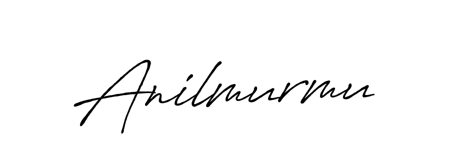 How to make Anilmurmu name signature. Use Antro_Vectra_Bolder style for creating short signs online. This is the latest handwritten sign. Anilmurmu signature style 7 images and pictures png