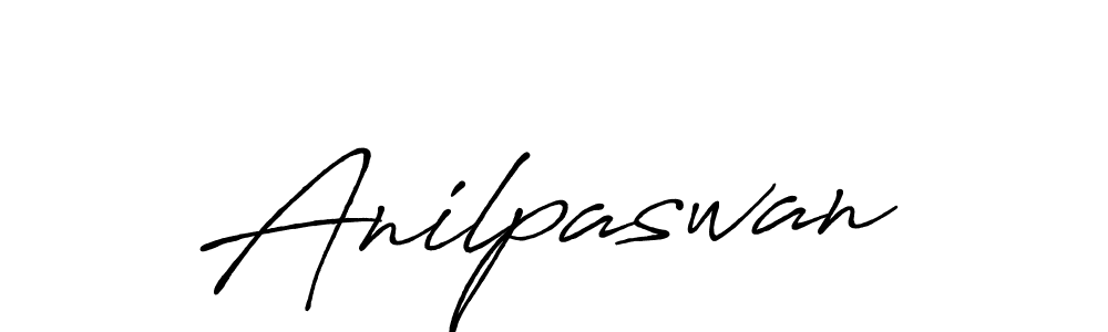 Use a signature maker to create a handwritten signature online. With this signature software, you can design (Antro_Vectra_Bolder) your own signature for name Anilpaswan. Anilpaswan signature style 7 images and pictures png