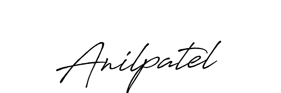 Design your own signature with our free online signature maker. With this signature software, you can create a handwritten (Antro_Vectra_Bolder) signature for name Anilpatel. Anilpatel signature style 7 images and pictures png