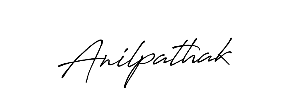 How to make Anilpathak name signature. Use Antro_Vectra_Bolder style for creating short signs online. This is the latest handwritten sign. Anilpathak signature style 7 images and pictures png