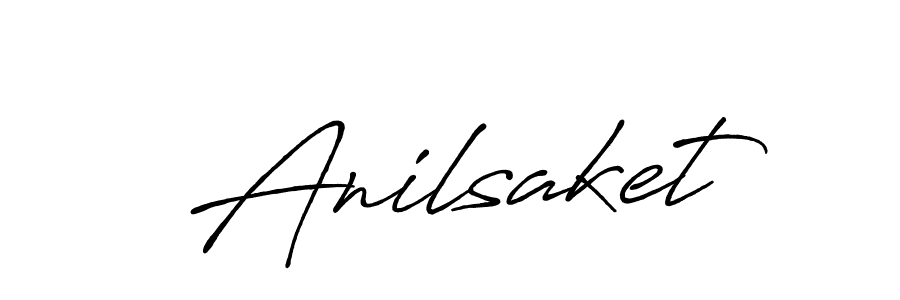 Also we have Anilsaket name is the best signature style. Create professional handwritten signature collection using Antro_Vectra_Bolder autograph style. Anilsaket signature style 7 images and pictures png