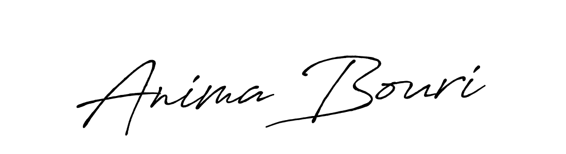 Design your own signature with our free online signature maker. With this signature software, you can create a handwritten (Antro_Vectra_Bolder) signature for name Anima Bouri. Anima Bouri signature style 7 images and pictures png