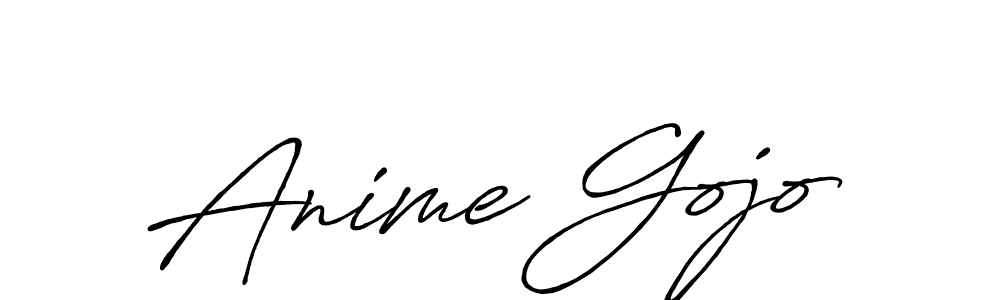 How to make Anime Gojo name signature. Use Antro_Vectra_Bolder style for creating short signs online. This is the latest handwritten sign. Anime Gojo signature style 7 images and pictures png