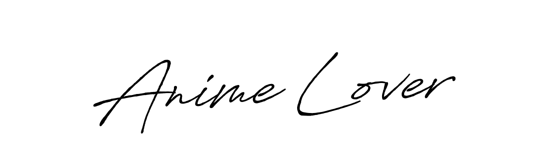 It looks lik you need a new signature style for name Anime Lover. Design unique handwritten (Antro_Vectra_Bolder) signature with our free signature maker in just a few clicks. Anime Lover signature style 7 images and pictures png