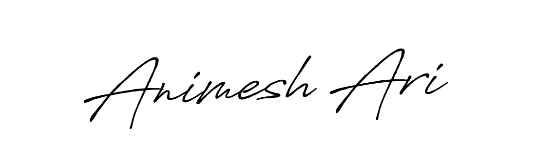 How to make Animesh Ari signature? Antro_Vectra_Bolder is a professional autograph style. Create handwritten signature for Animesh Ari name. Animesh Ari signature style 7 images and pictures png