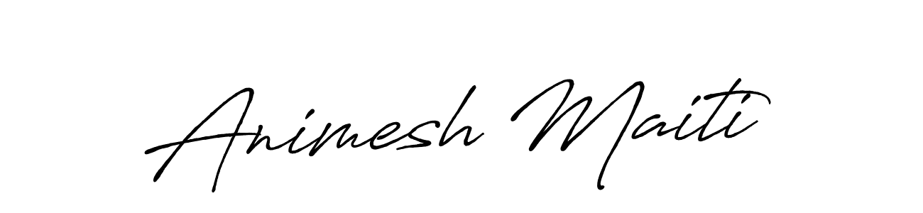 How to make Animesh Maiti signature? Antro_Vectra_Bolder is a professional autograph style. Create handwritten signature for Animesh Maiti name. Animesh Maiti signature style 7 images and pictures png