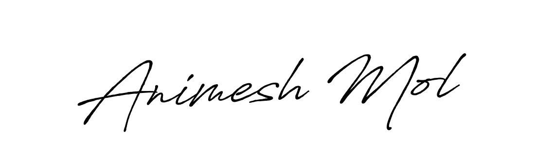 You should practise on your own different ways (Antro_Vectra_Bolder) to write your name (Animesh Mol) in signature. don't let someone else do it for you. Animesh Mol signature style 7 images and pictures png