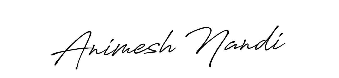 How to make Animesh Nandi signature? Antro_Vectra_Bolder is a professional autograph style. Create handwritten signature for Animesh Nandi name. Animesh Nandi signature style 7 images and pictures png