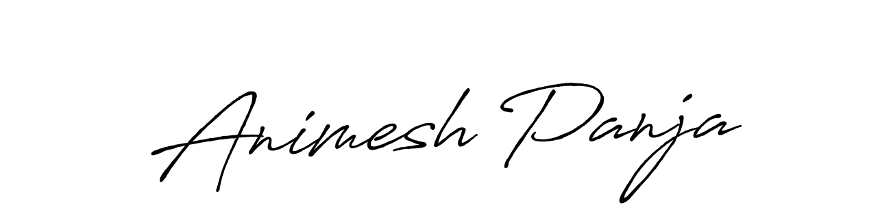 Animesh Panja stylish signature style. Best Handwritten Sign (Antro_Vectra_Bolder) for my name. Handwritten Signature Collection Ideas for my name Animesh Panja. Animesh Panja signature style 7 images and pictures png