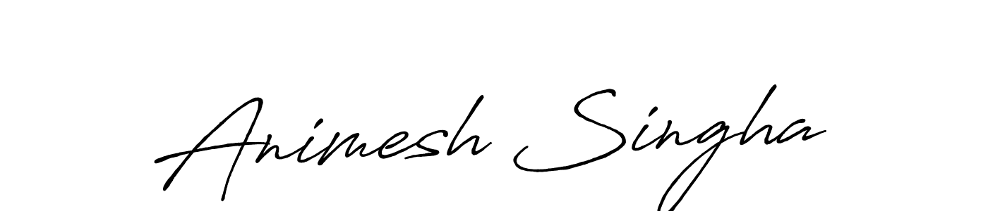 Make a beautiful signature design for name Animesh Singha. Use this online signature maker to create a handwritten signature for free. Animesh Singha signature style 7 images and pictures png