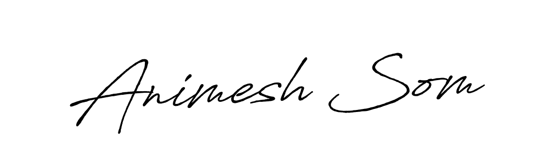 The best way (Antro_Vectra_Bolder) to make a short signature is to pick only two or three words in your name. The name Animesh Som include a total of six letters. For converting this name. Animesh Som signature style 7 images and pictures png