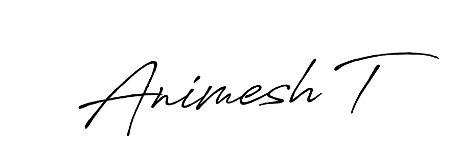 Here are the top 10 professional signature styles for the name Animesh T. These are the best autograph styles you can use for your name. Animesh T signature style 7 images and pictures png