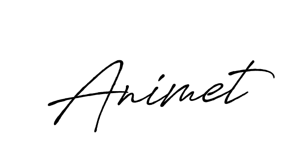 Create a beautiful signature design for name Animet. With this signature (Antro_Vectra_Bolder) fonts, you can make a handwritten signature for free. Animet signature style 7 images and pictures png