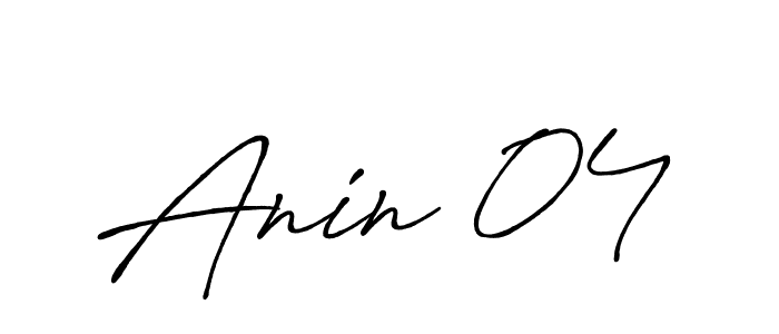 Anin 04 stylish signature style. Best Handwritten Sign (Antro_Vectra_Bolder) for my name. Handwritten Signature Collection Ideas for my name Anin 04. Anin 04 signature style 7 images and pictures png