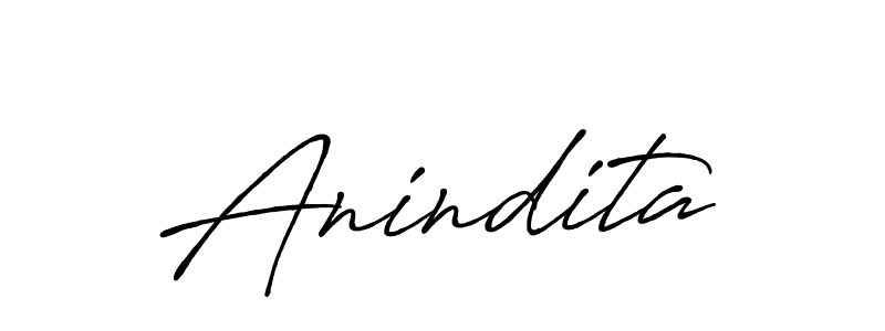 The best way (Antro_Vectra_Bolder) to make a short signature is to pick only two or three words in your name. The name Anindita include a total of six letters. For converting this name. Anindita signature style 7 images and pictures png