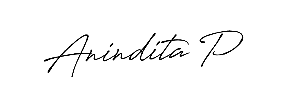 Similarly Antro_Vectra_Bolder is the best handwritten signature design. Signature creator online .You can use it as an online autograph creator for name Anindita P. Anindita P signature style 7 images and pictures png