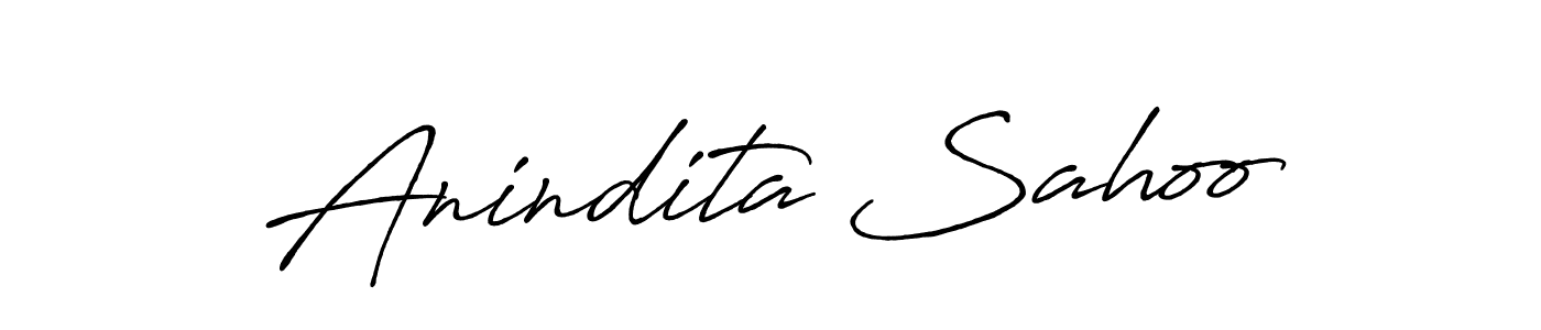 Use a signature maker to create a handwritten signature online. With this signature software, you can design (Antro_Vectra_Bolder) your own signature for name Anindita Sahoo. Anindita Sahoo signature style 7 images and pictures png