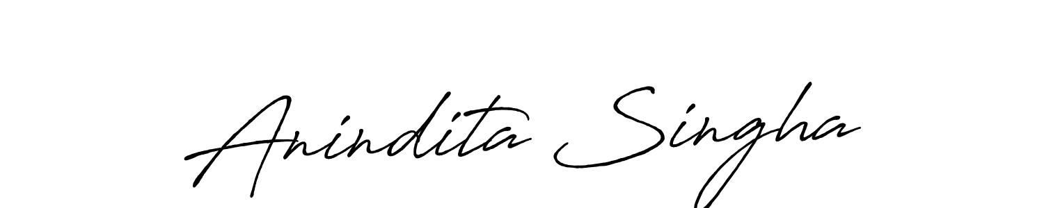 Once you've used our free online signature maker to create your best signature Antro_Vectra_Bolder style, it's time to enjoy all of the benefits that Anindita Singha name signing documents. Anindita Singha signature style 7 images and pictures png