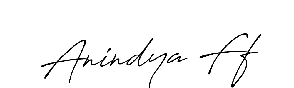 Design your own signature with our free online signature maker. With this signature software, you can create a handwritten (Antro_Vectra_Bolder) signature for name Anindya Ff. Anindya Ff signature style 7 images and pictures png