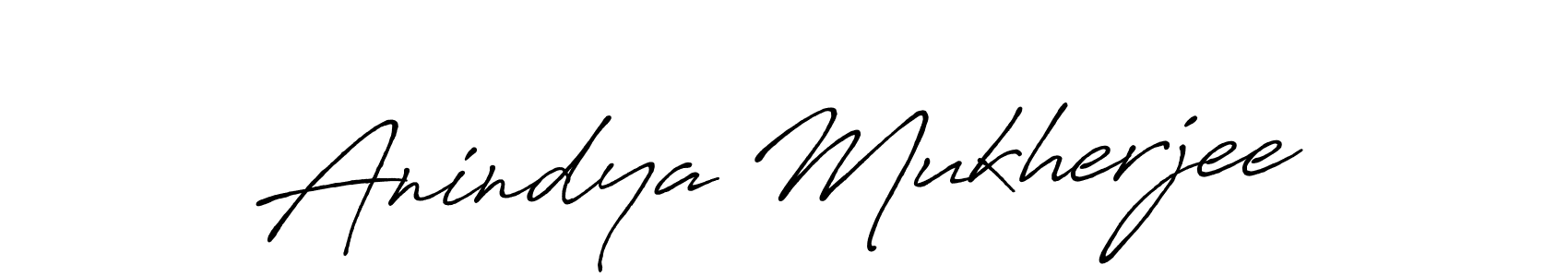 Anindya Mukherjee stylish signature style. Best Handwritten Sign (Antro_Vectra_Bolder) for my name. Handwritten Signature Collection Ideas for my name Anindya Mukherjee. Anindya Mukherjee signature style 7 images and pictures png