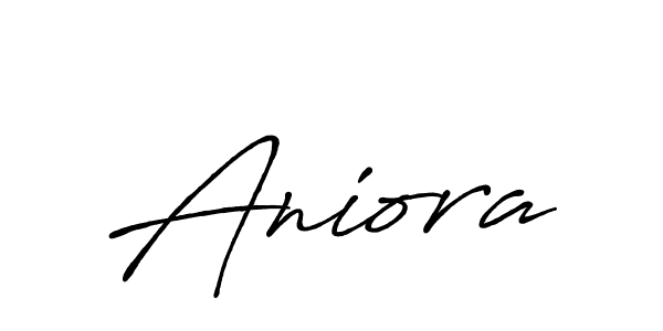Use a signature maker to create a handwritten signature online. With this signature software, you can design (Antro_Vectra_Bolder) your own signature for name Aniora. Aniora signature style 7 images and pictures png