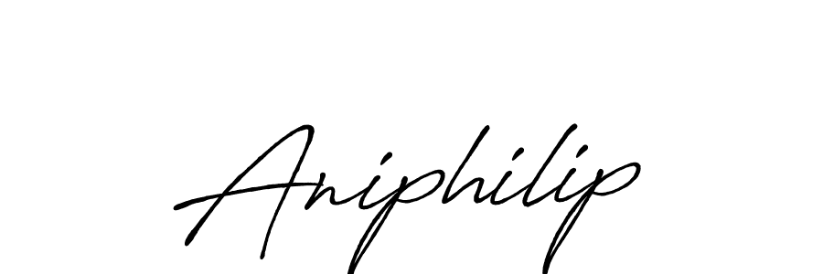 Once you've used our free online signature maker to create your best signature Antro_Vectra_Bolder style, it's time to enjoy all of the benefits that Aniphilip name signing documents. Aniphilip signature style 7 images and pictures png