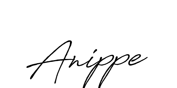 Create a beautiful signature design for name Anippe. With this signature (Antro_Vectra_Bolder) fonts, you can make a handwritten signature for free. Anippe signature style 7 images and pictures png