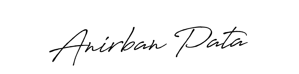 You can use this online signature creator to create a handwritten signature for the name Anirban Pata. This is the best online autograph maker. Anirban Pata signature style 7 images and pictures png