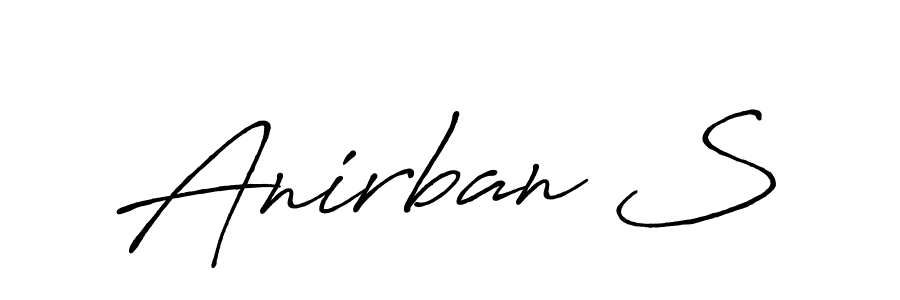 Once you've used our free online signature maker to create your best signature Antro_Vectra_Bolder style, it's time to enjoy all of the benefits that Anirban S name signing documents. Anirban S signature style 7 images and pictures png