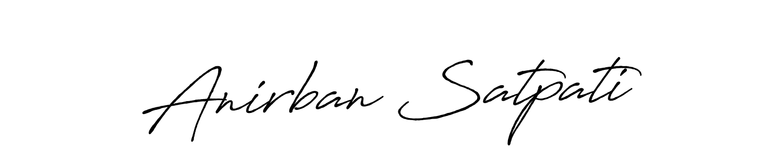 Make a short Anirban Satpati signature style. Manage your documents anywhere anytime using Antro_Vectra_Bolder. Create and add eSignatures, submit forms, share and send files easily. Anirban Satpati signature style 7 images and pictures png