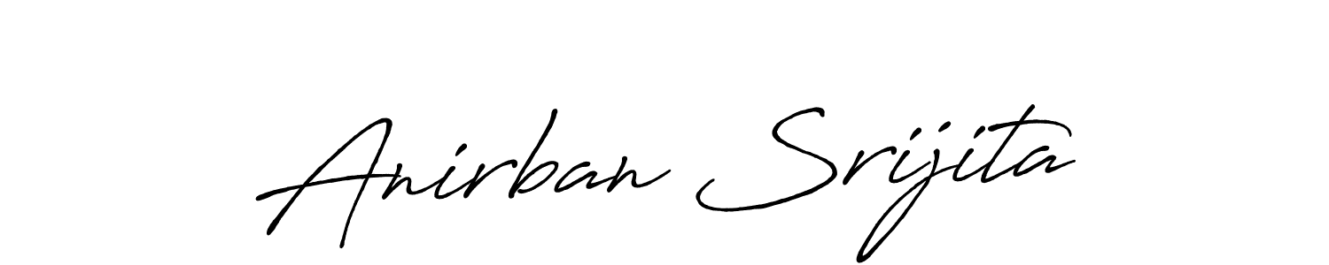 Similarly Antro_Vectra_Bolder is the best handwritten signature design. Signature creator online .You can use it as an online autograph creator for name Anirban Srijita. Anirban Srijita signature style 7 images and pictures png